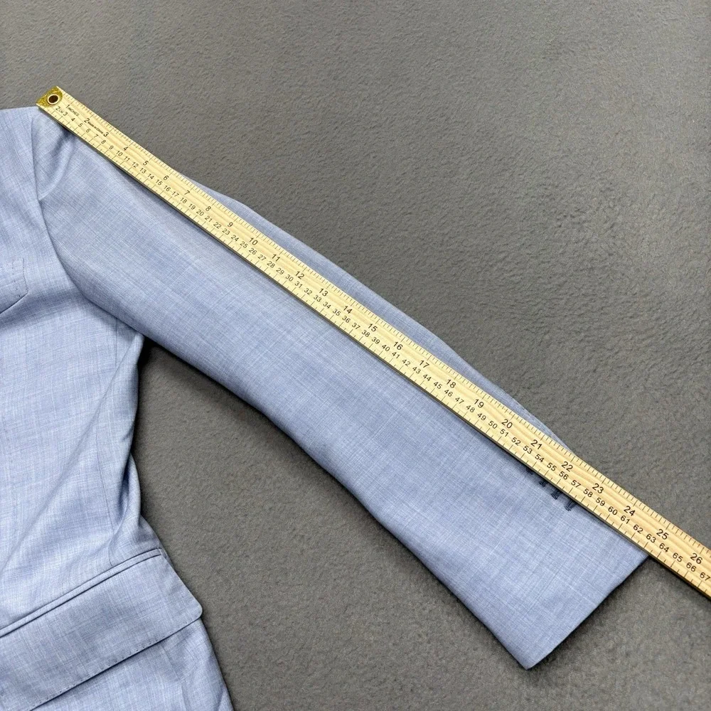 SUITSUPPLY Lazio Single Breasted Slim‎ Fit Sport Coat Angelico Wool Mens US 38R
